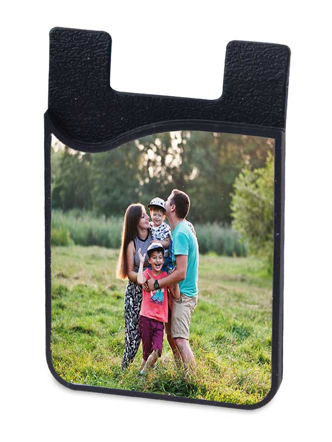 Custom printed cellphone card holder
